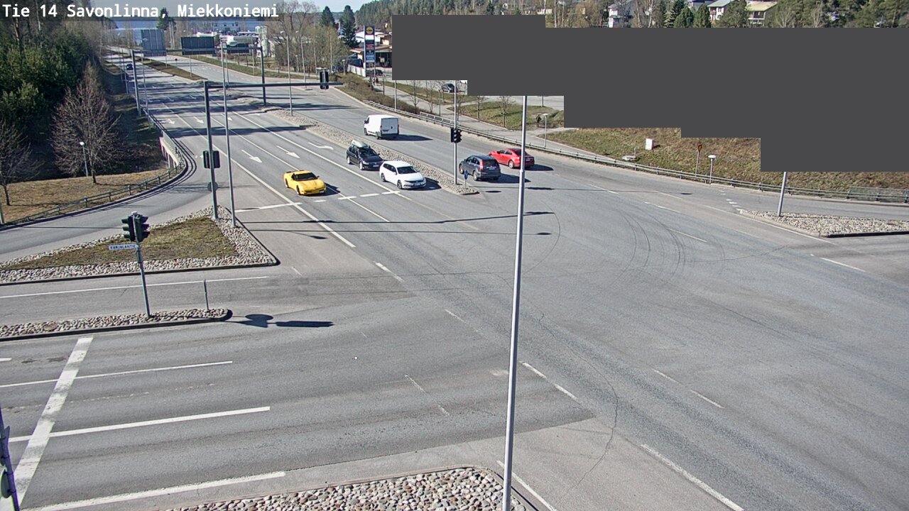 Weather Camera Image Road 14 Savonlinna, Miekkoniemi, Savonlinna, Etelä-Savo