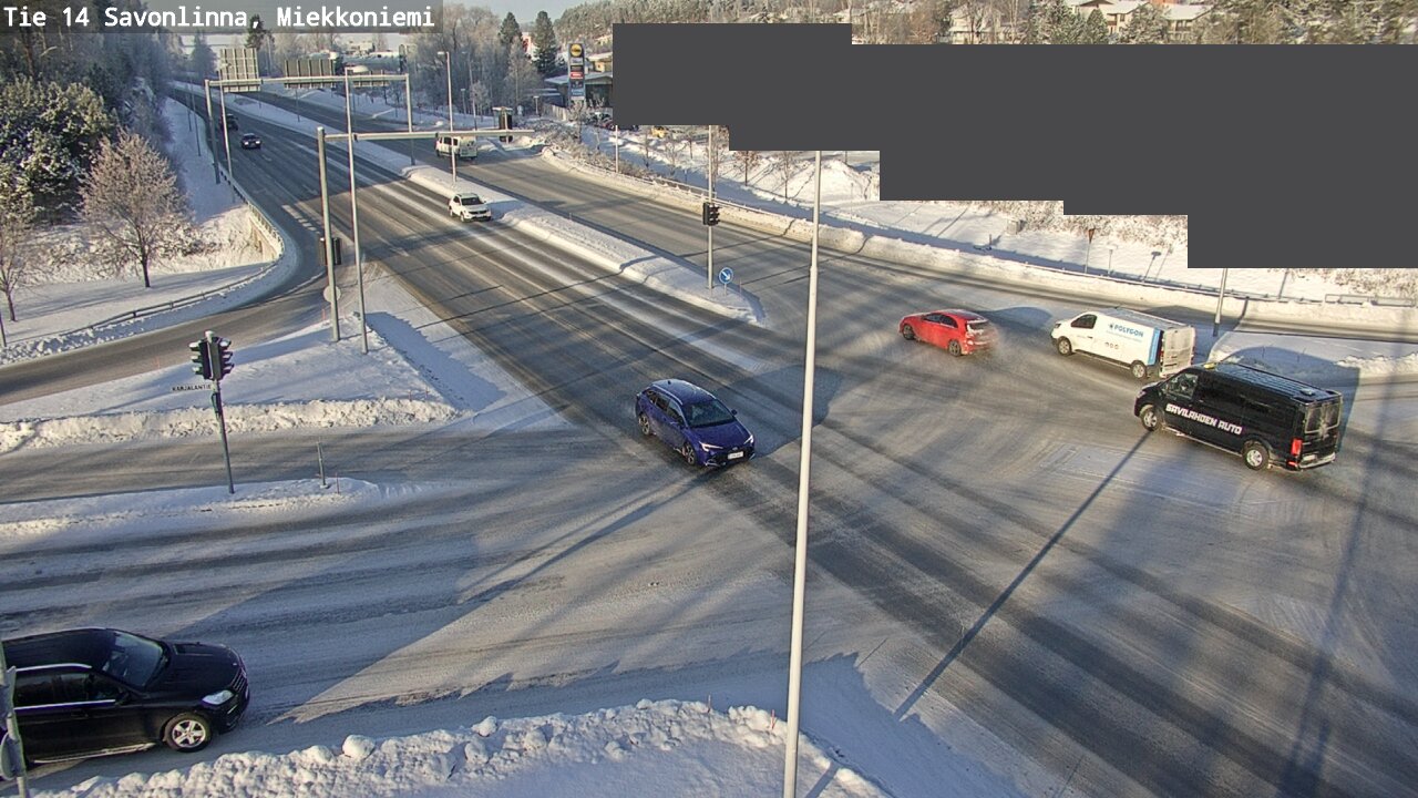 Weather Camera Image Road 14 Savonlinna, Miekkoniemi, Savonlinna, Etelä-Savo