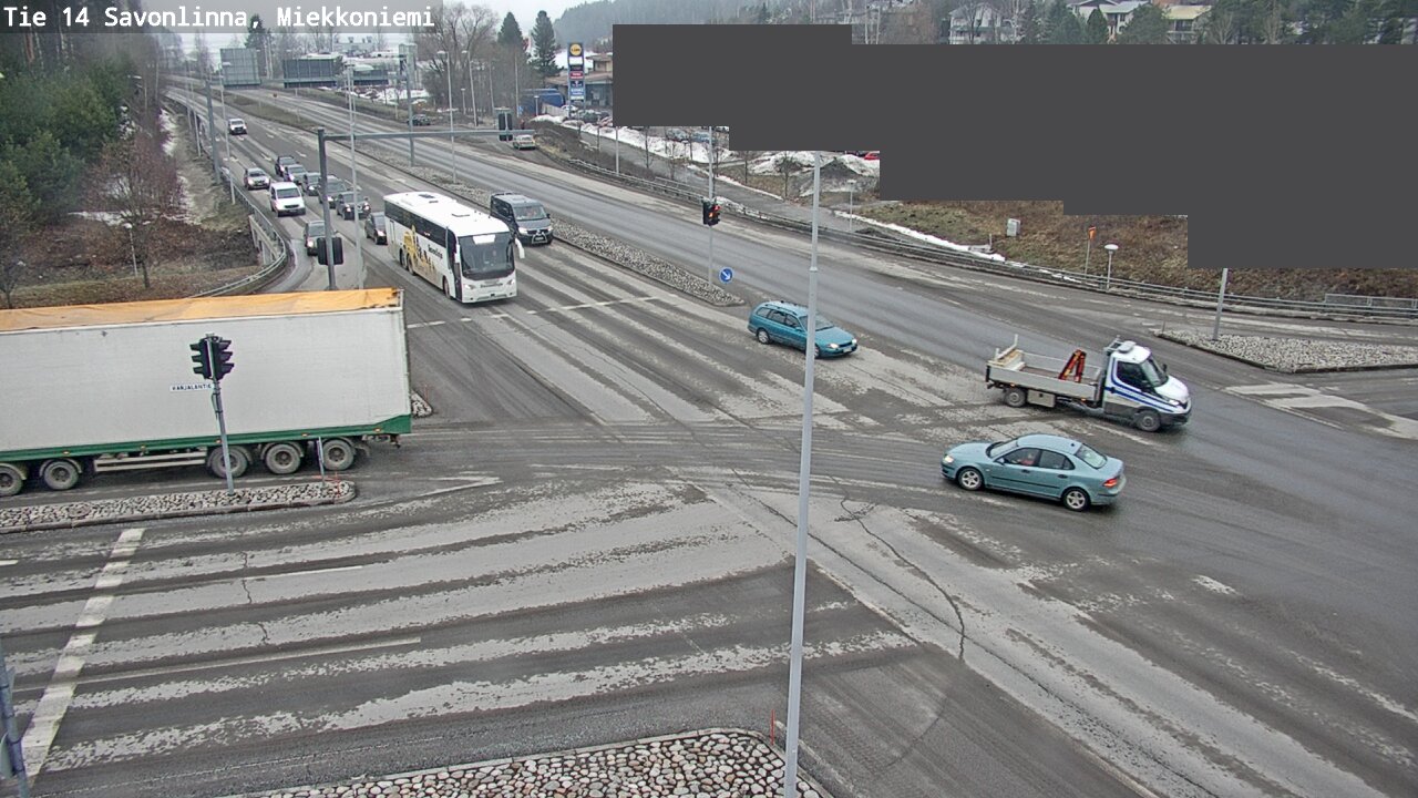 Weather Camera Image Road 14 Savonlinna, Miekkoniemi, Savonlinna, Etelä-Savo