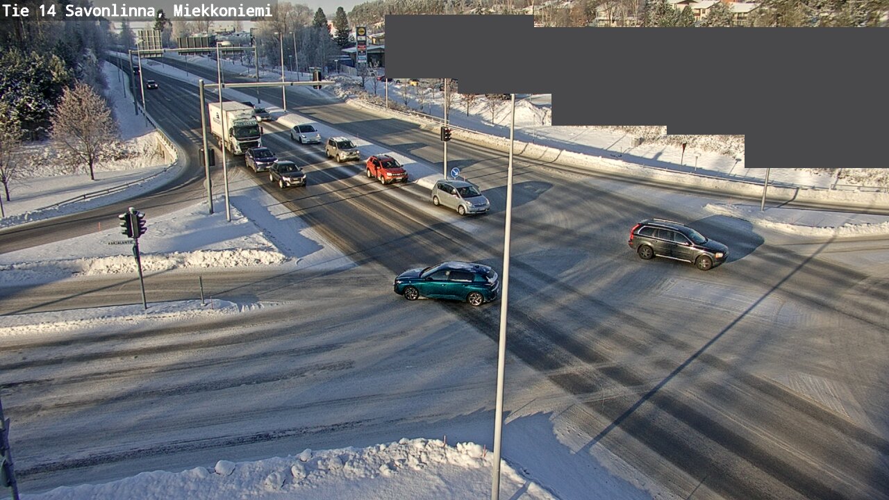 Weather Camera Image Road 14 Savonlinna, Miekkoniemi, Savonlinna, Etelä-Savo