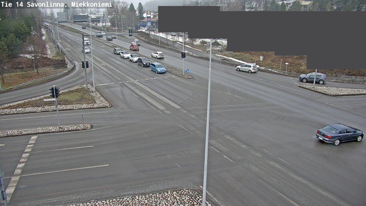Weather Camera Image Väg 14 Nyslott, Miekkoniemi, Savonlinna, Etelä-Savo