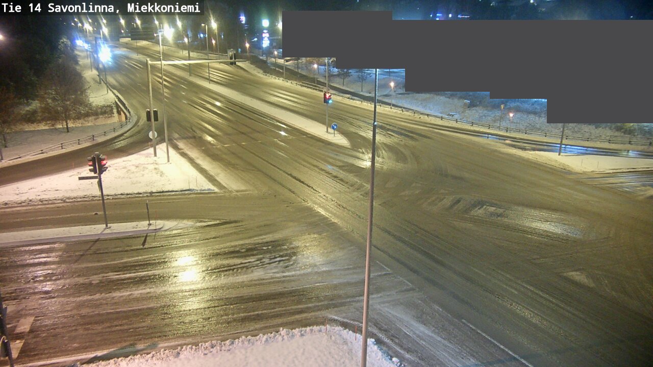 Weather Camera Image Väg 14 Nyslott, Miekkoniemi, Savonlinna, Etelä-Savo
