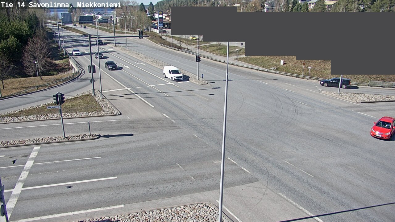 Weather Camera Image Road 14 Savonlinna, Miekkoniemi, Savonlinna, Etelä-Savo