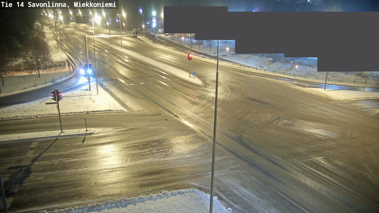 Weather Camera Image Väg 14 Nyslott, Miekkoniemi, Savonlinna, Etelä-Savo