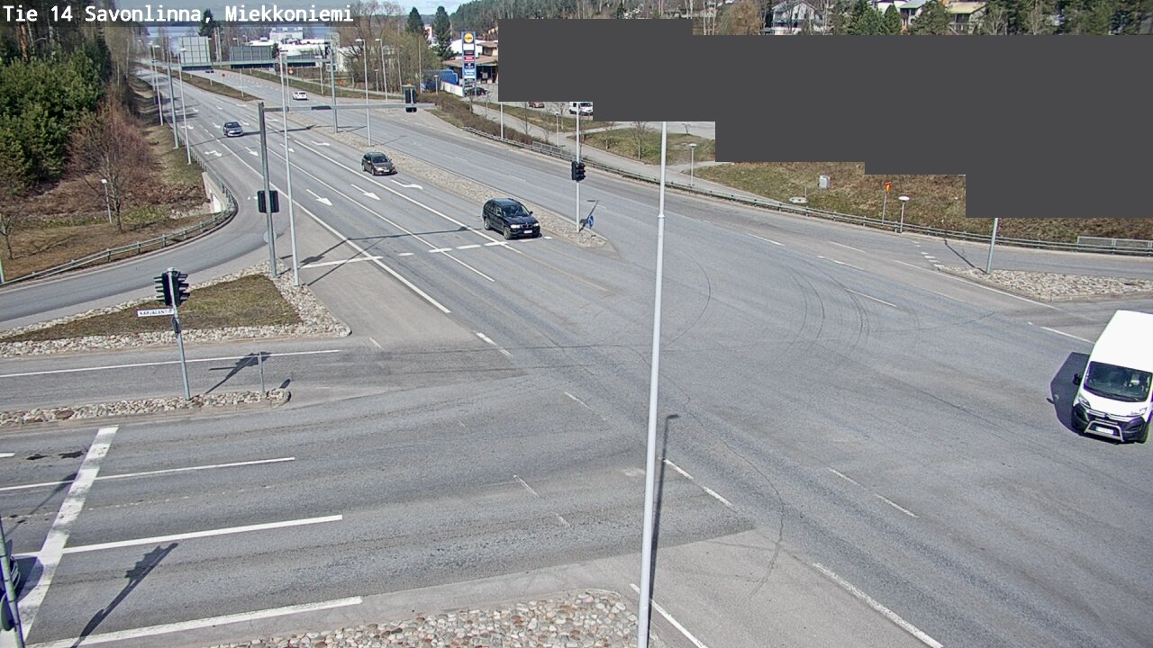 Weather Camera Image Road 14 Savonlinna, Miekkoniemi, Savonlinna, Etelä-Savo