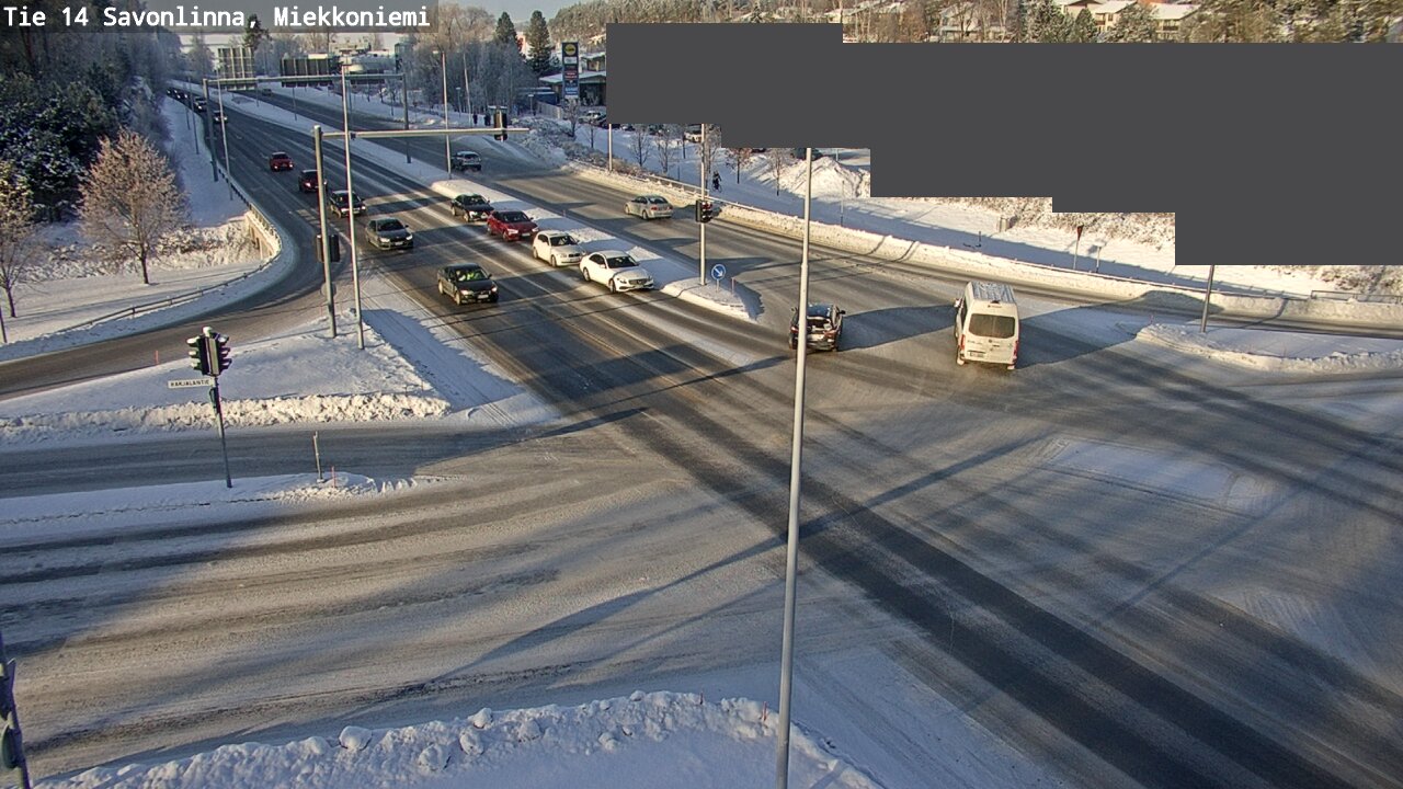 Weather Camera Image Road 14 Savonlinna, Miekkoniemi, Savonlinna, Etelä-Savo