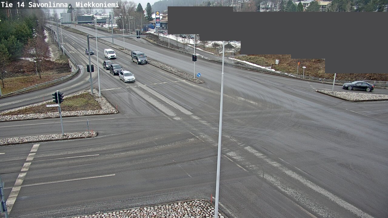 Weather Camera Image Väg 14 Nyslott, Miekkoniemi, Savonlinna, Etelä-Savo