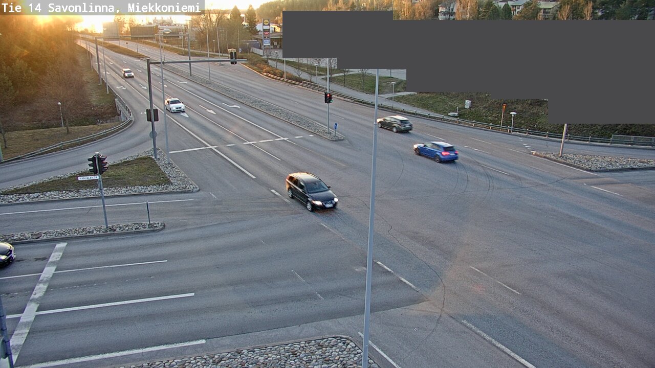 Weather Camera Image Road 14 Savonlinna, Miekkoniemi, Savonlinna, Etelä-Savo