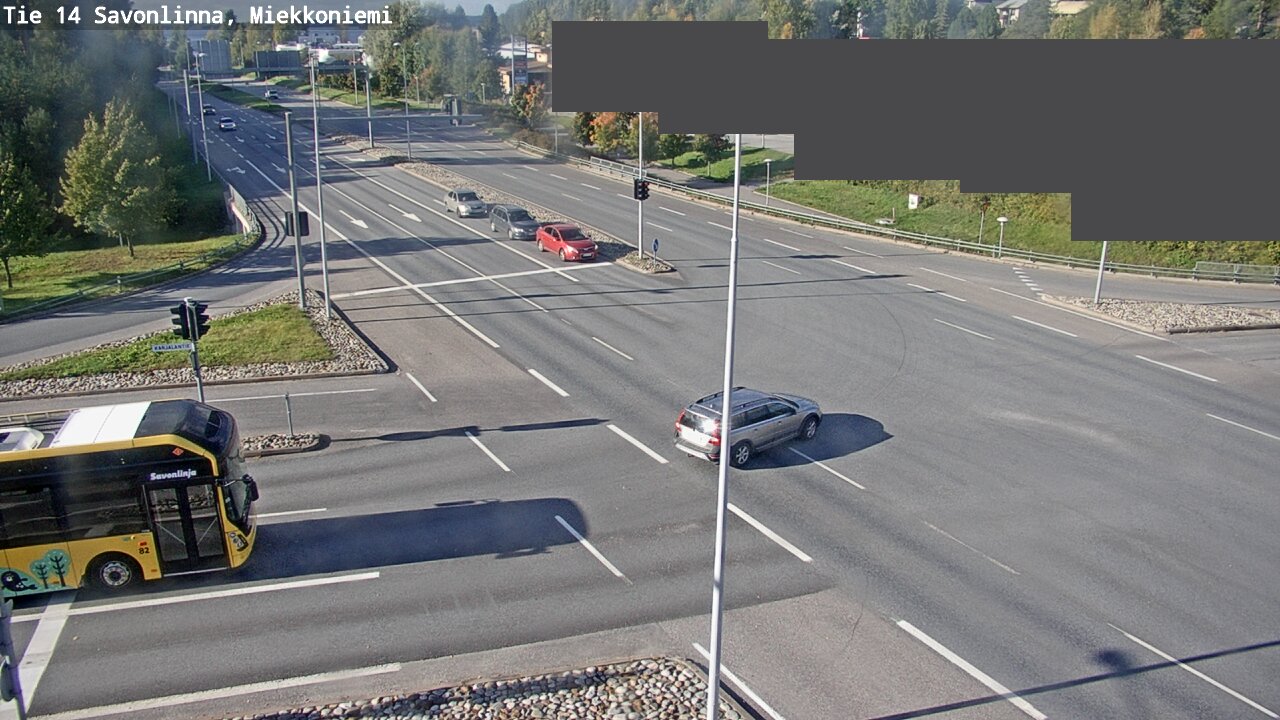 Weather Camera Image Road 14 Savonlinna, Miekkoniemi, Savonlinna, Etelä-Savo