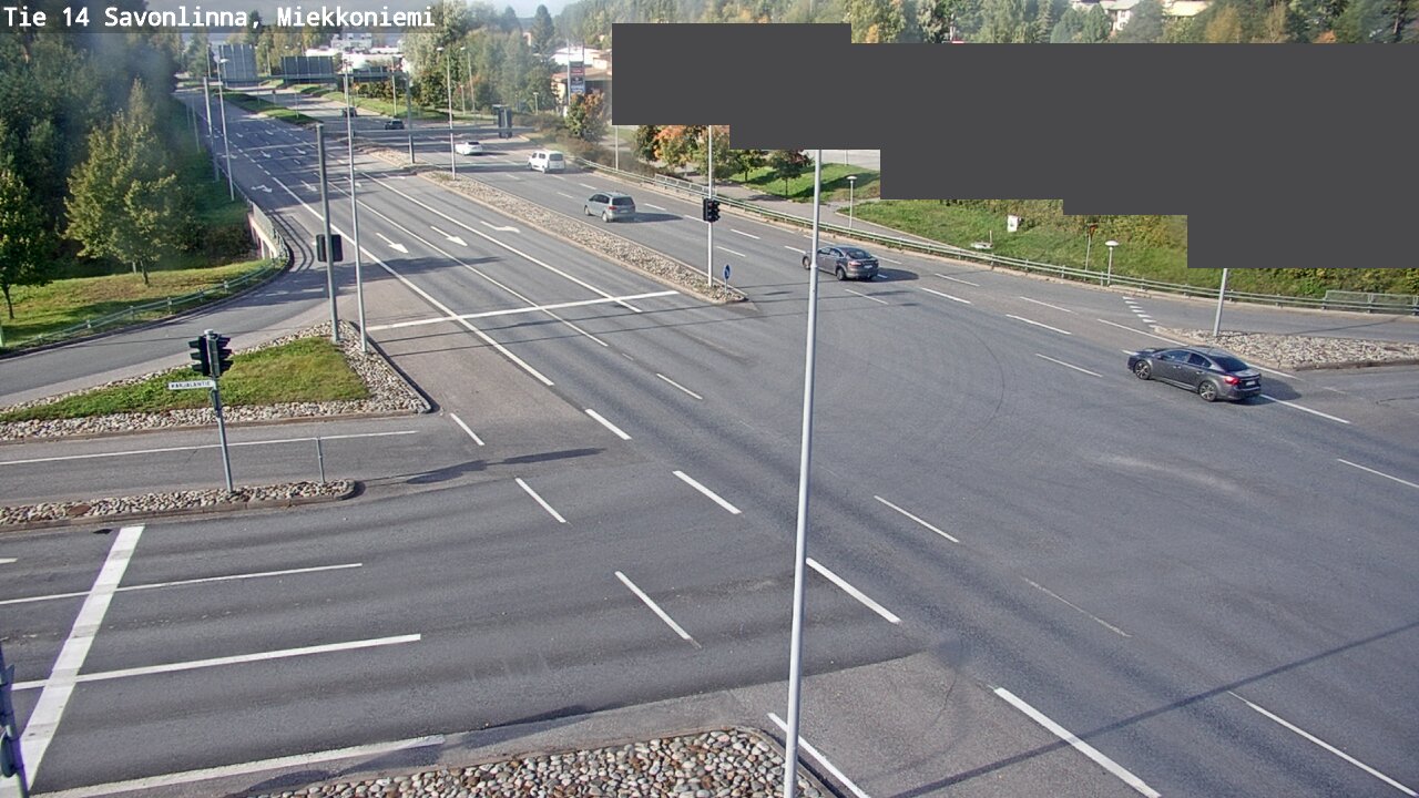 Weather Camera Image Road 14 Savonlinna, Miekkoniemi, Savonlinna, Etelä-Savo