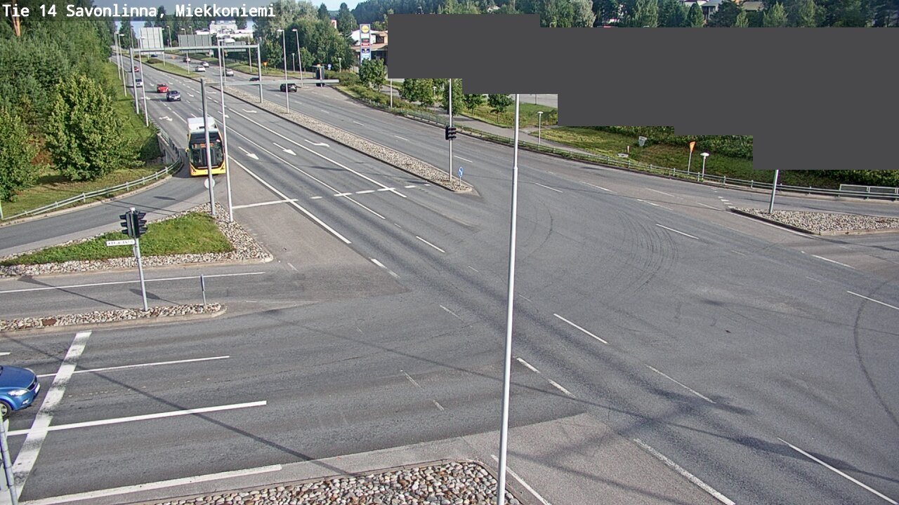 Weather Camera Image Road 14 Savonlinna, Miekkoniemi, Savonlinna, Etelä-Savo