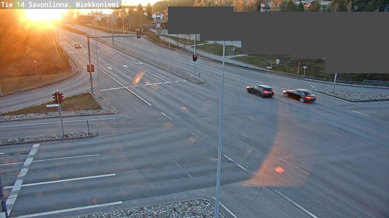 Weather Camera Image Road 14 Savonlinna, Miekkoniemi, Savonlinna, Etelä-Savo