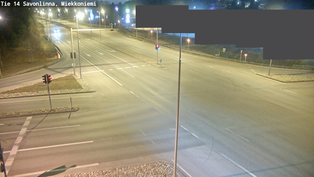Weather Camera Image Road 14 Savonlinna, Miekkoniemi, Savonlinna, Etelä-Savo
