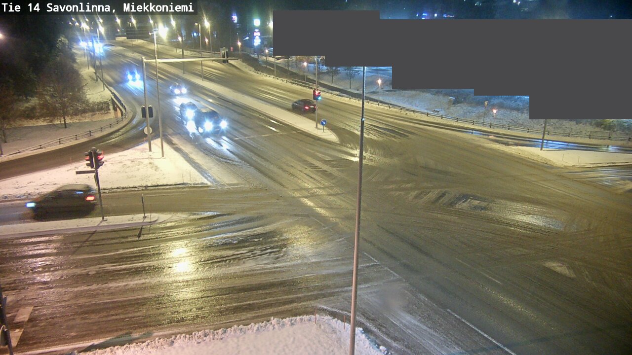 Weather Camera Image Väg 14 Nyslott, Miekkoniemi, Savonlinna, Etelä-Savo