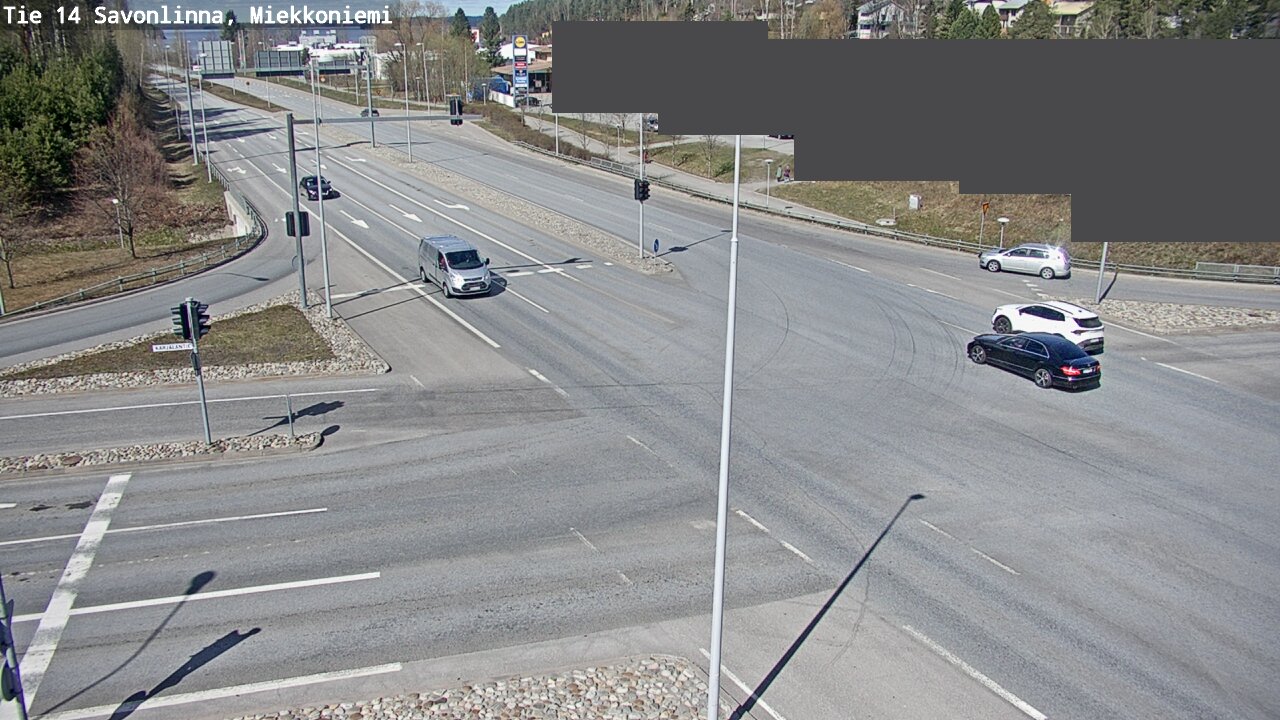Weather Camera Image Road 14 Savonlinna, Miekkoniemi, Savonlinna, Etelä-Savo