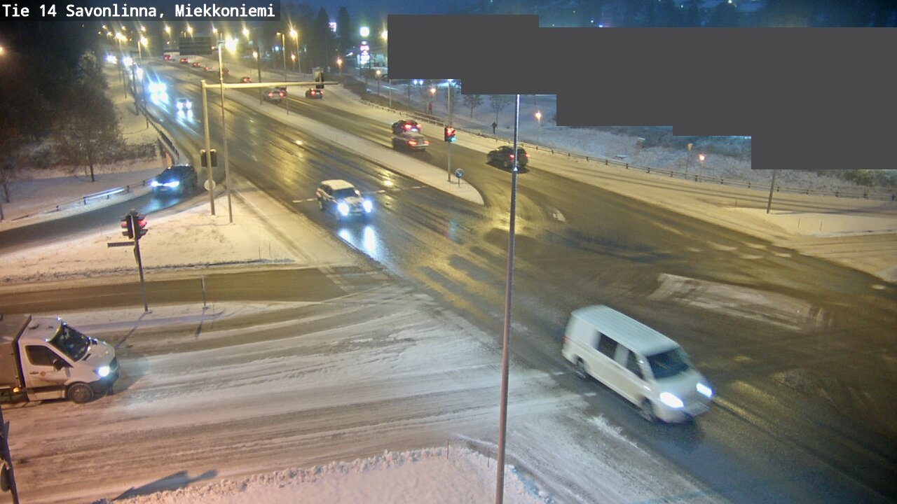 Weather Camera Image Väg 14 Nyslott, Miekkoniemi, Savonlinna, Etelä-Savo