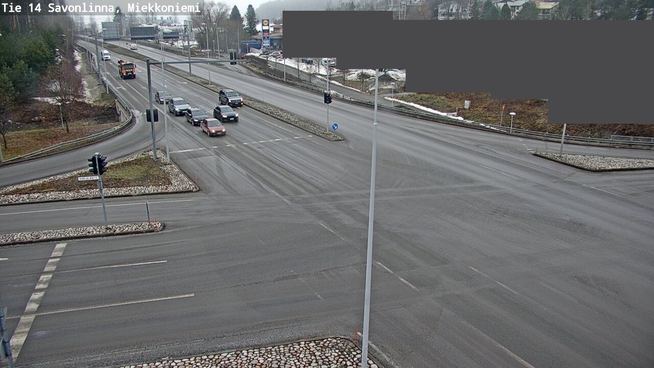 Weather Camera Image Väg 14 Nyslott, Miekkoniemi, Savonlinna, Etelä-Savo