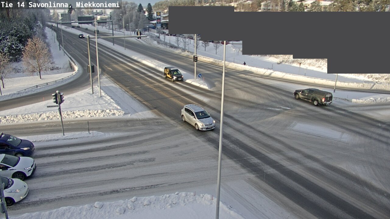 Weather Camera Image Road 14 Savonlinna, Miekkoniemi, Savonlinna, Etelä-Savo