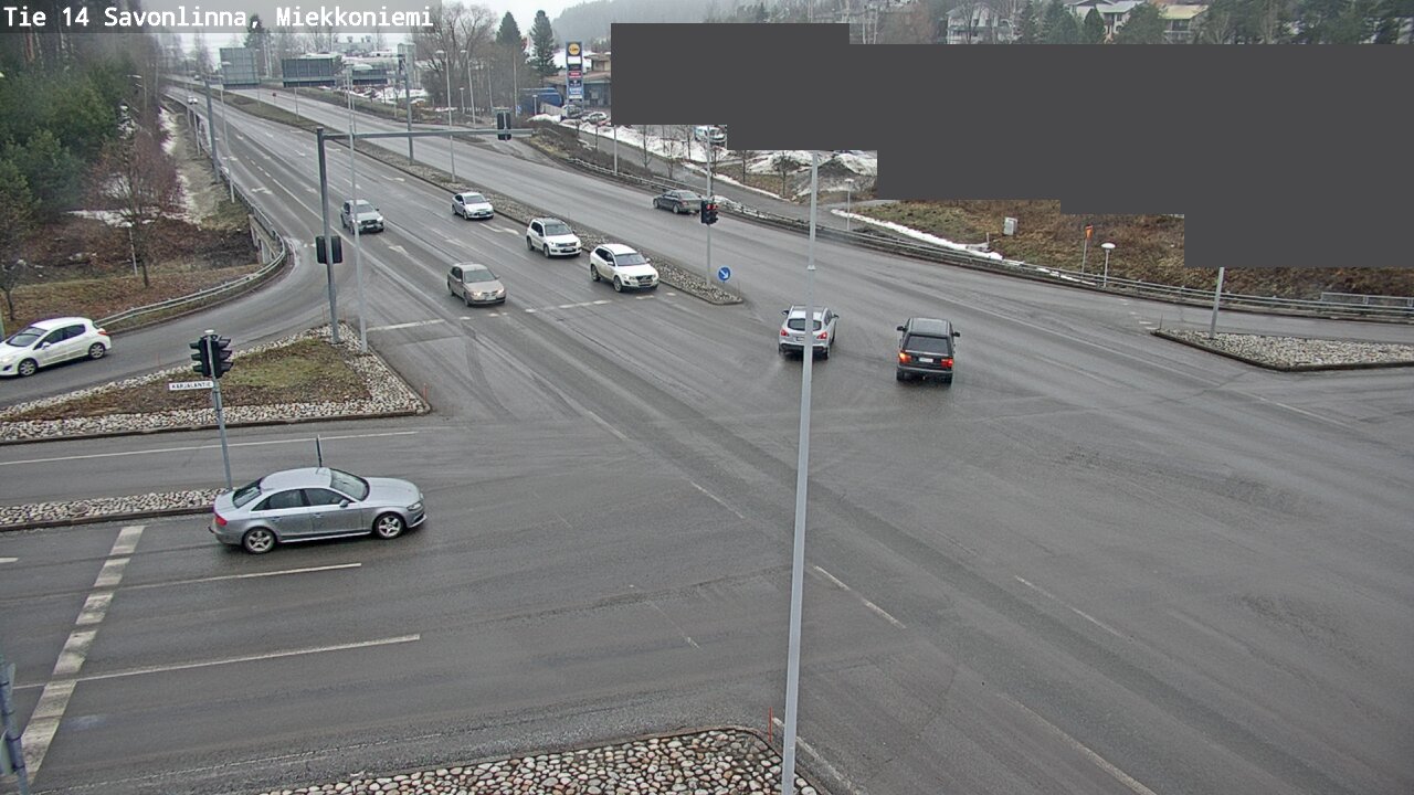Weather Camera Image Väg 14 Nyslott, Miekkoniemi, Savonlinna, Etelä-Savo