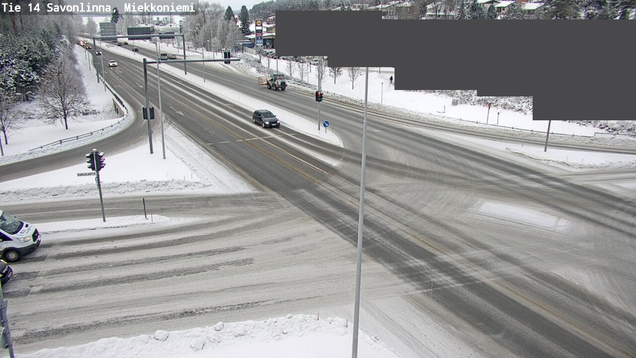 Weather Camera Image Road 14 Savonlinna, Miekkoniemi, Savonlinna, Etelä-Savo