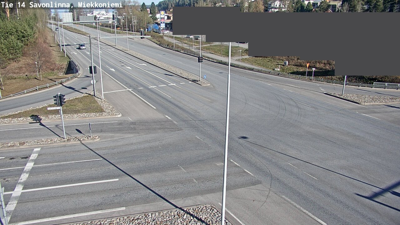 Weather Camera Image Väg 14 Nyslott, Miekkoniemi, Savonlinna, Etelä-Savo