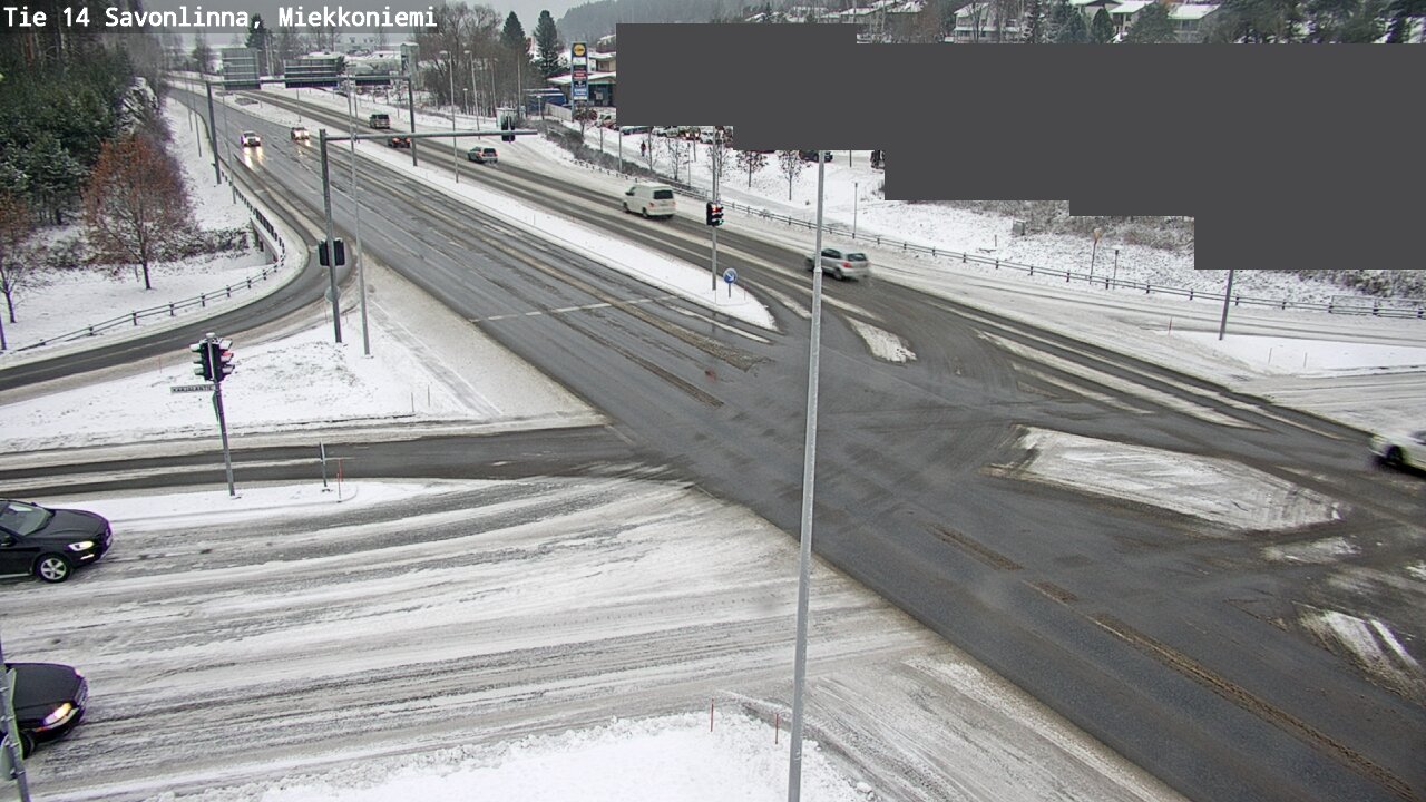 Weather Camera Image Väg 14 Nyslott, Miekkoniemi, Savonlinna, Etelä-Savo