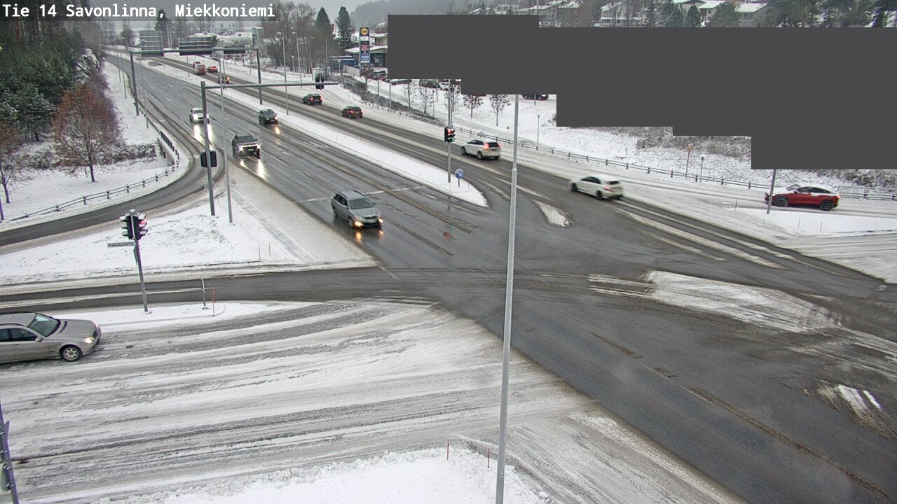 Weather Camera Image Väg 14 Nyslott, Miekkoniemi, Savonlinna, Etelä-Savo