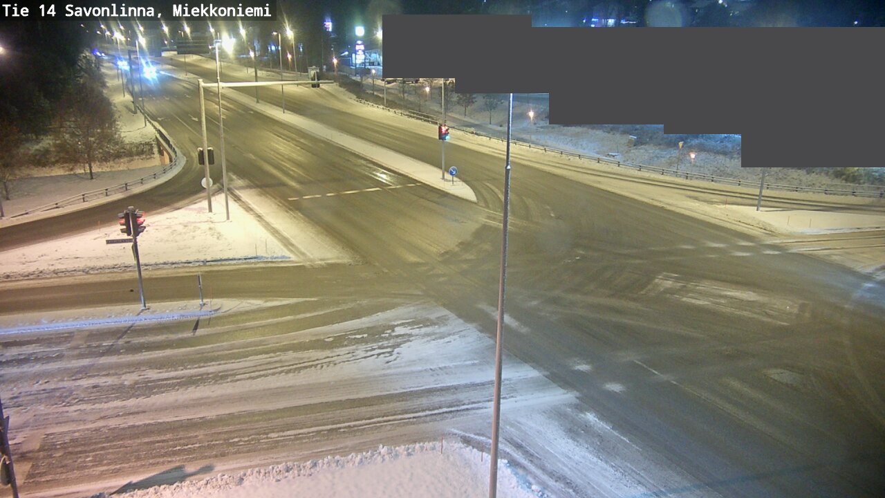Weather Camera Image Väg 14 Nyslott, Miekkoniemi, Savonlinna, Etelä-Savo
