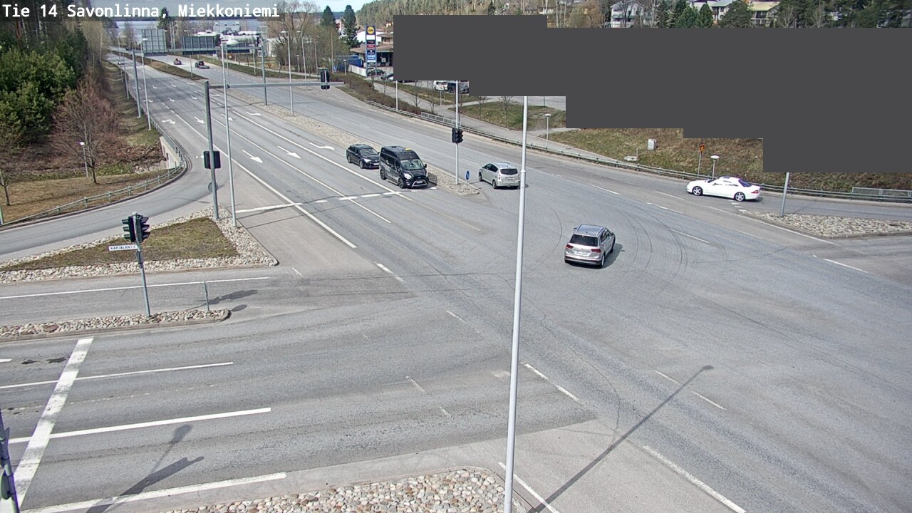 Weather Camera Image Road 14 Savonlinna, Miekkoniemi, Savonlinna, Etelä-Savo