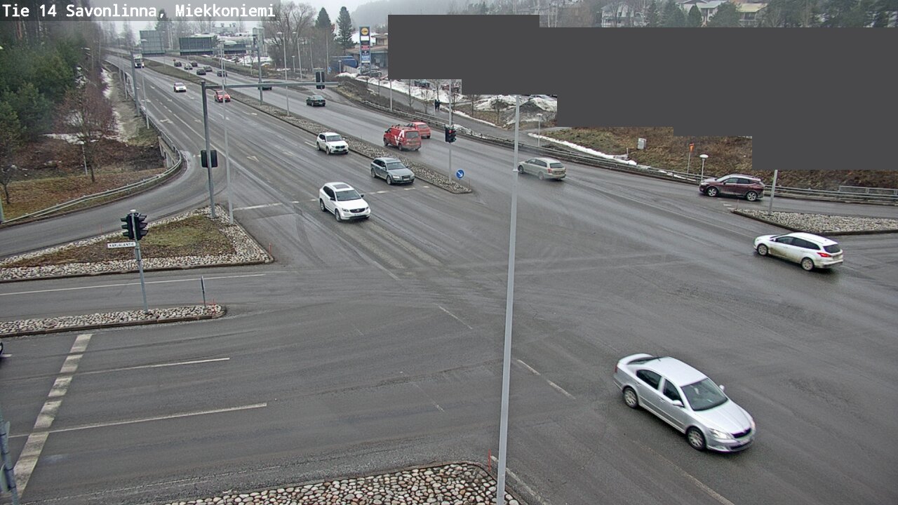 Weather Camera Image Väg 14 Nyslott, Miekkoniemi, Savonlinna, Etelä-Savo