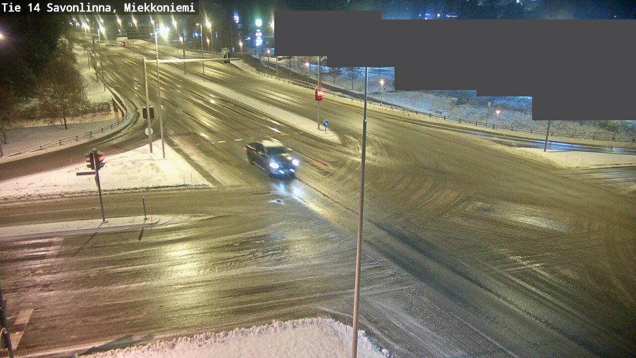 Weather Camera Image Väg 14 Nyslott, Miekkoniemi, Savonlinna, Etelä-Savo