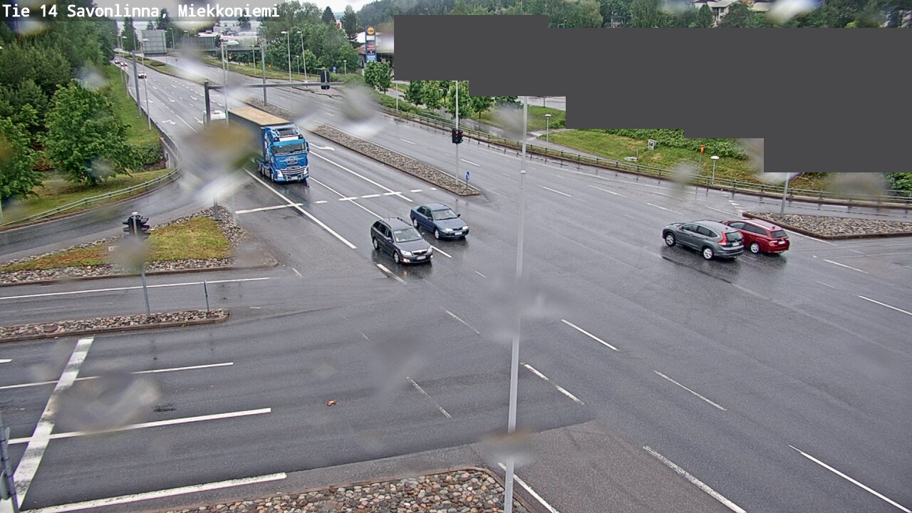 Weather Camera Image Väg 14 Nyslott, Miekkoniemi, Savonlinna, Etelä-Savo