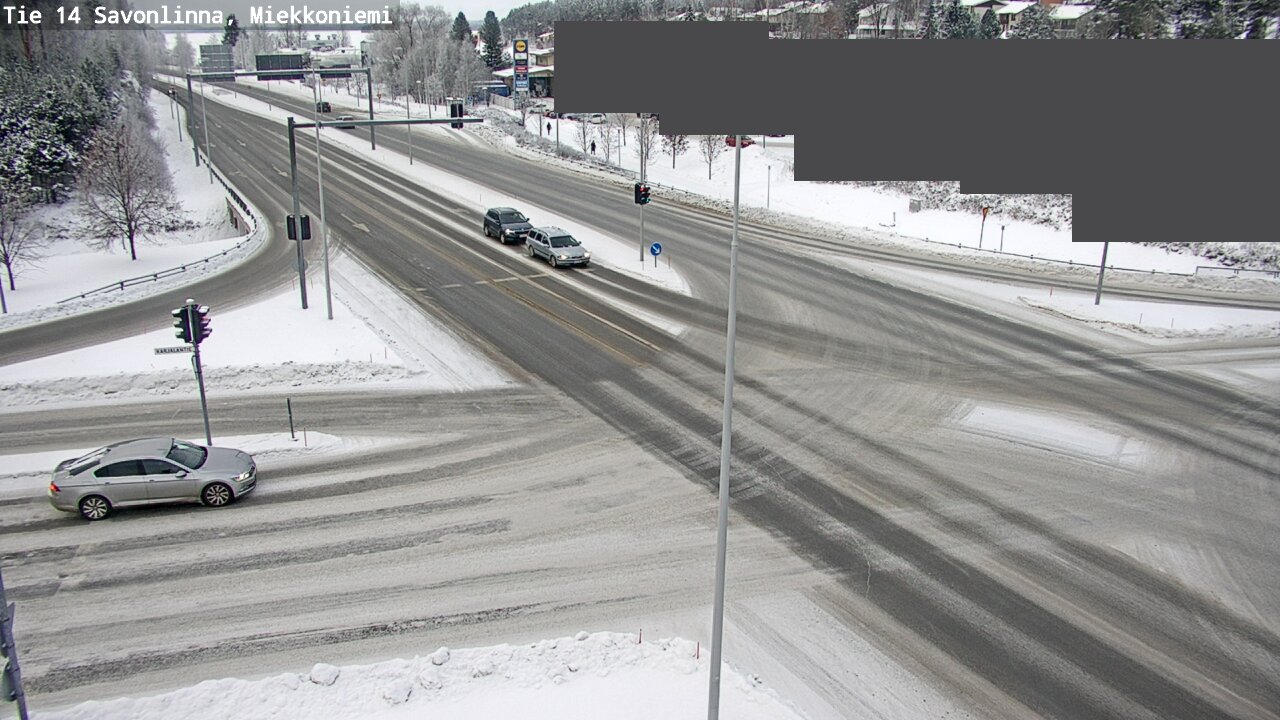 Weather Camera Image Road 14 Savonlinna, Miekkoniemi, Savonlinna, Etelä-Savo