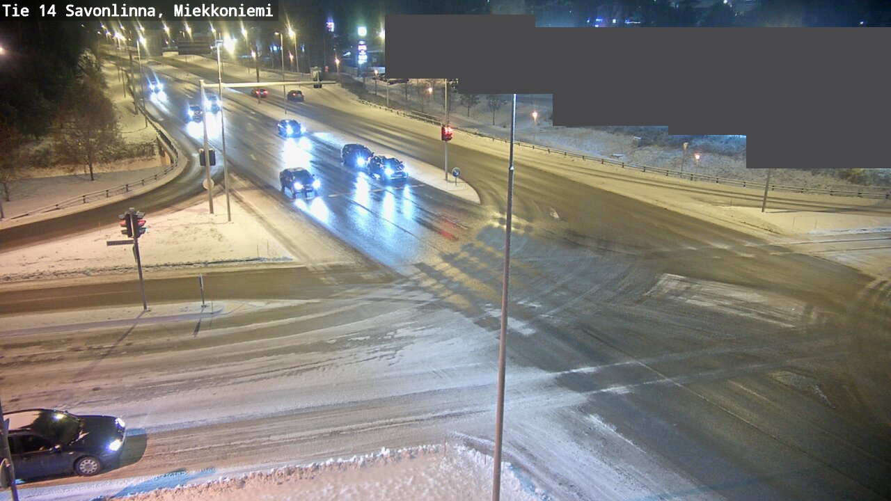 Weather Camera Image Väg 14 Nyslott, Miekkoniemi, Savonlinna, Etelä-Savo