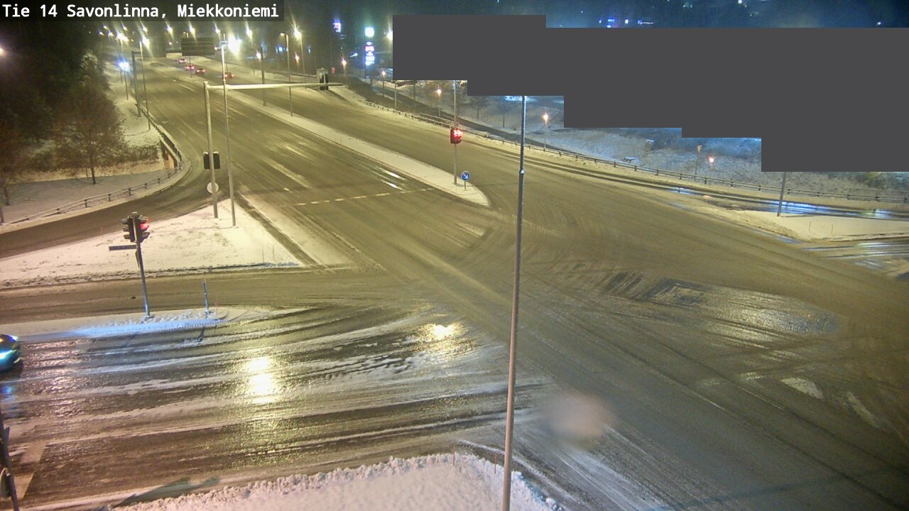 Weather Camera Image Väg 14 Nyslott, Miekkoniemi, Savonlinna, Etelä-Savo
