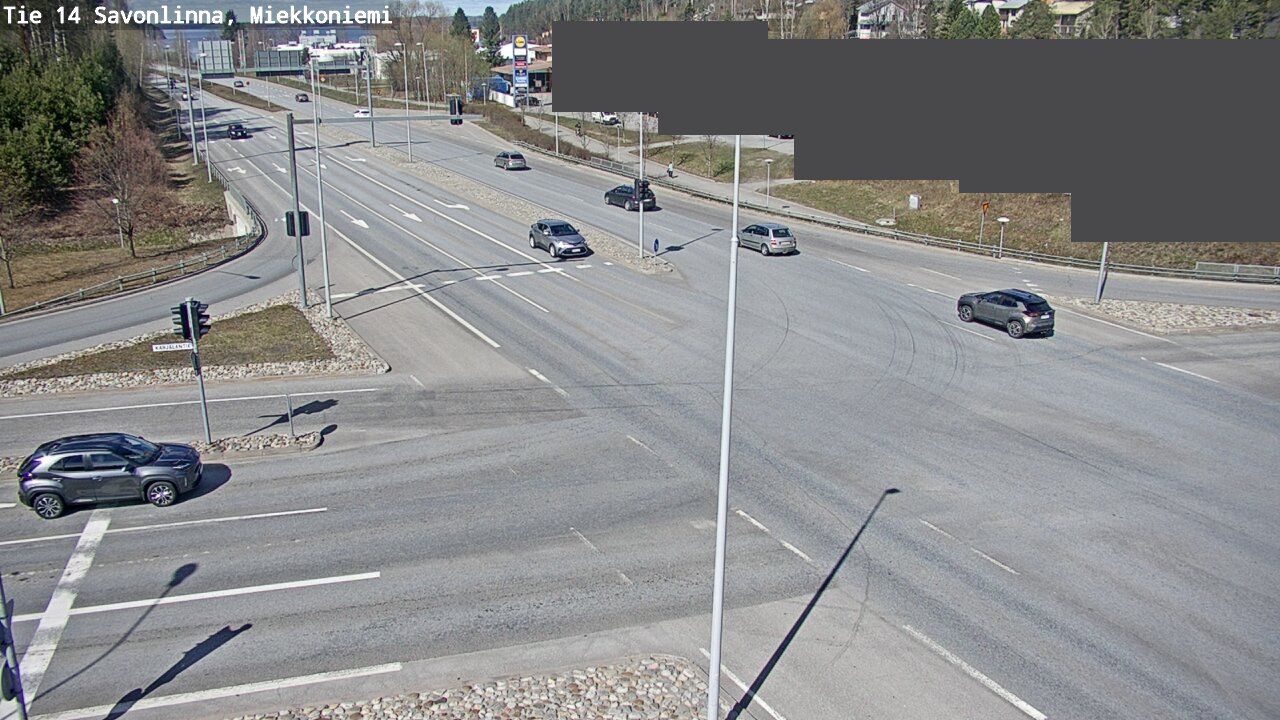 Weather Camera Image Road 14 Savonlinna, Miekkoniemi, Savonlinna, Etelä-Savo