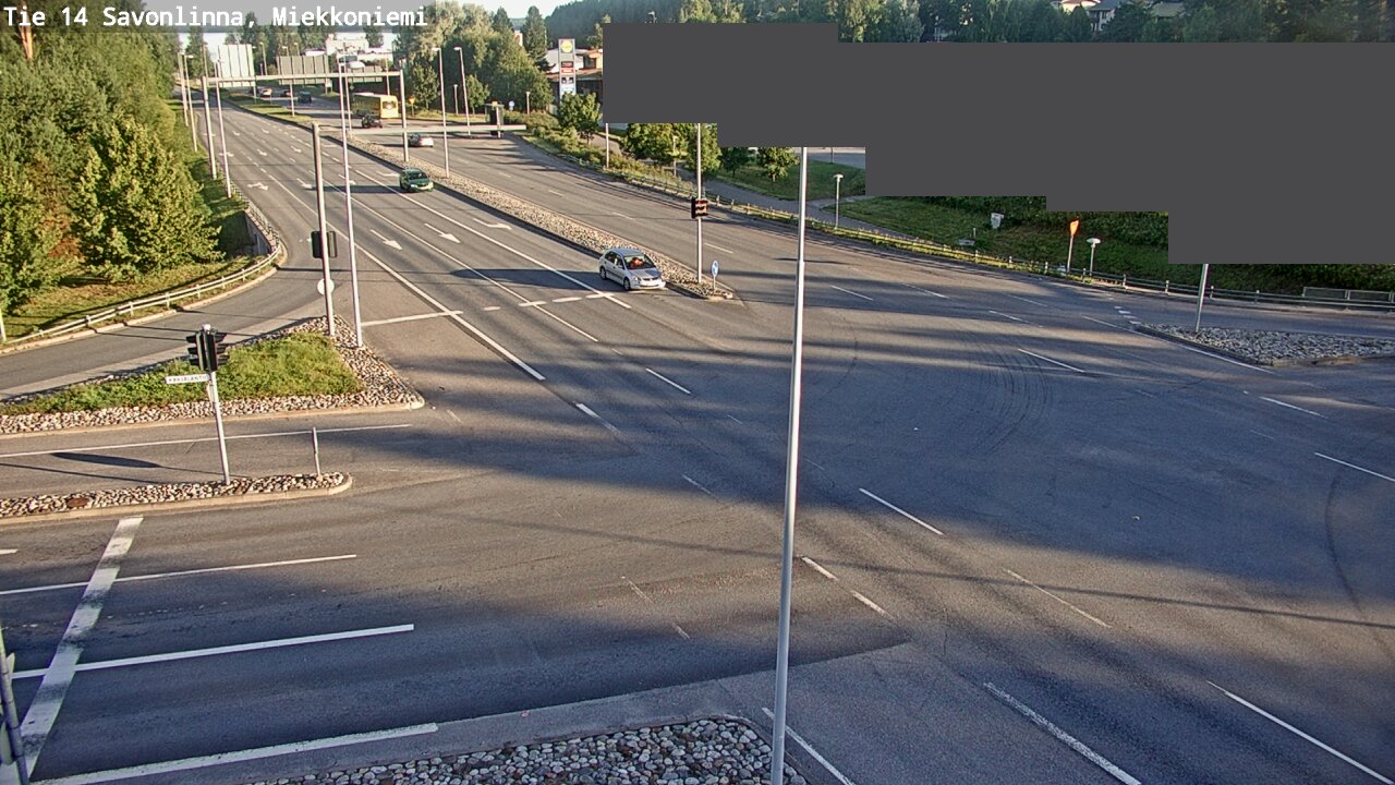 Weather Camera Image Road 14 Savonlinna, Miekkoniemi, Savonlinna, Etelä-Savo