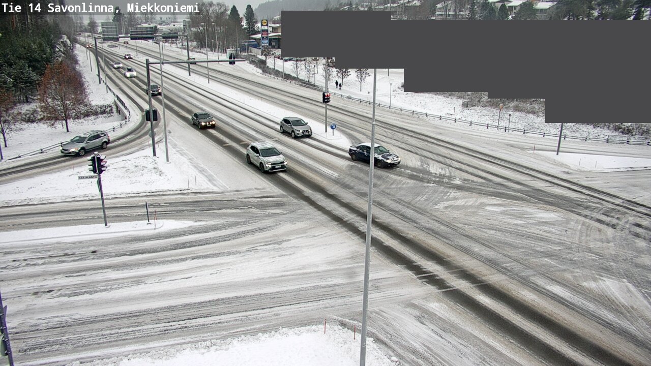 Weather Camera Image Väg 14 Nyslott, Miekkoniemi, Savonlinna, Etelä-Savo