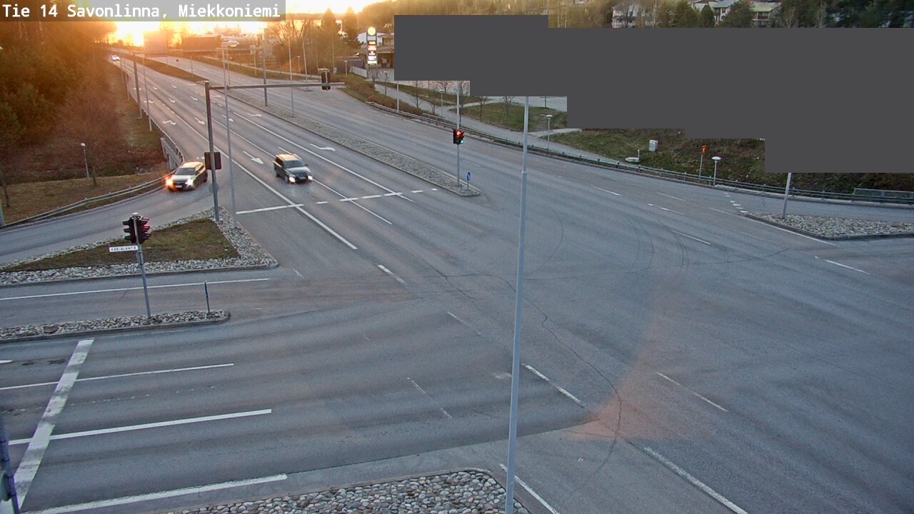 Weather Camera Image Road 14 Savonlinna, Miekkoniemi, Savonlinna, Etelä-Savo