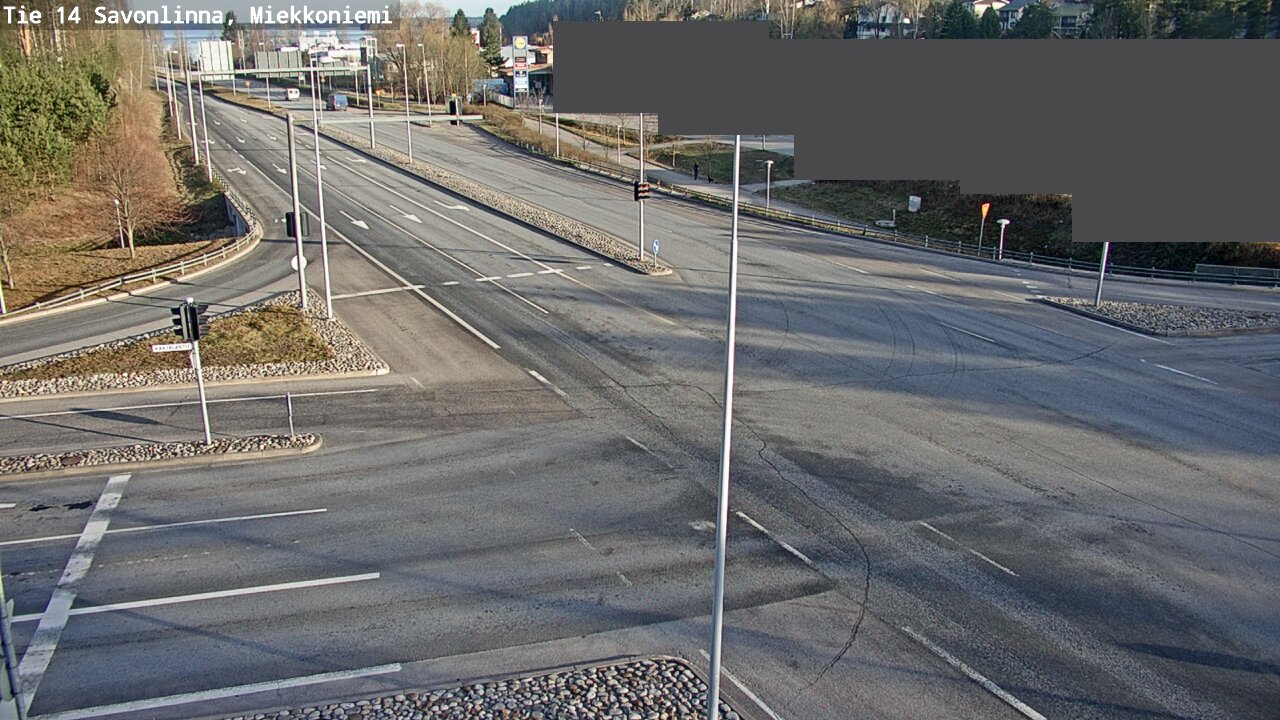 Weather Camera Image Road 14 Savonlinna, Miekkoniemi, Savonlinna, Etelä-Savo