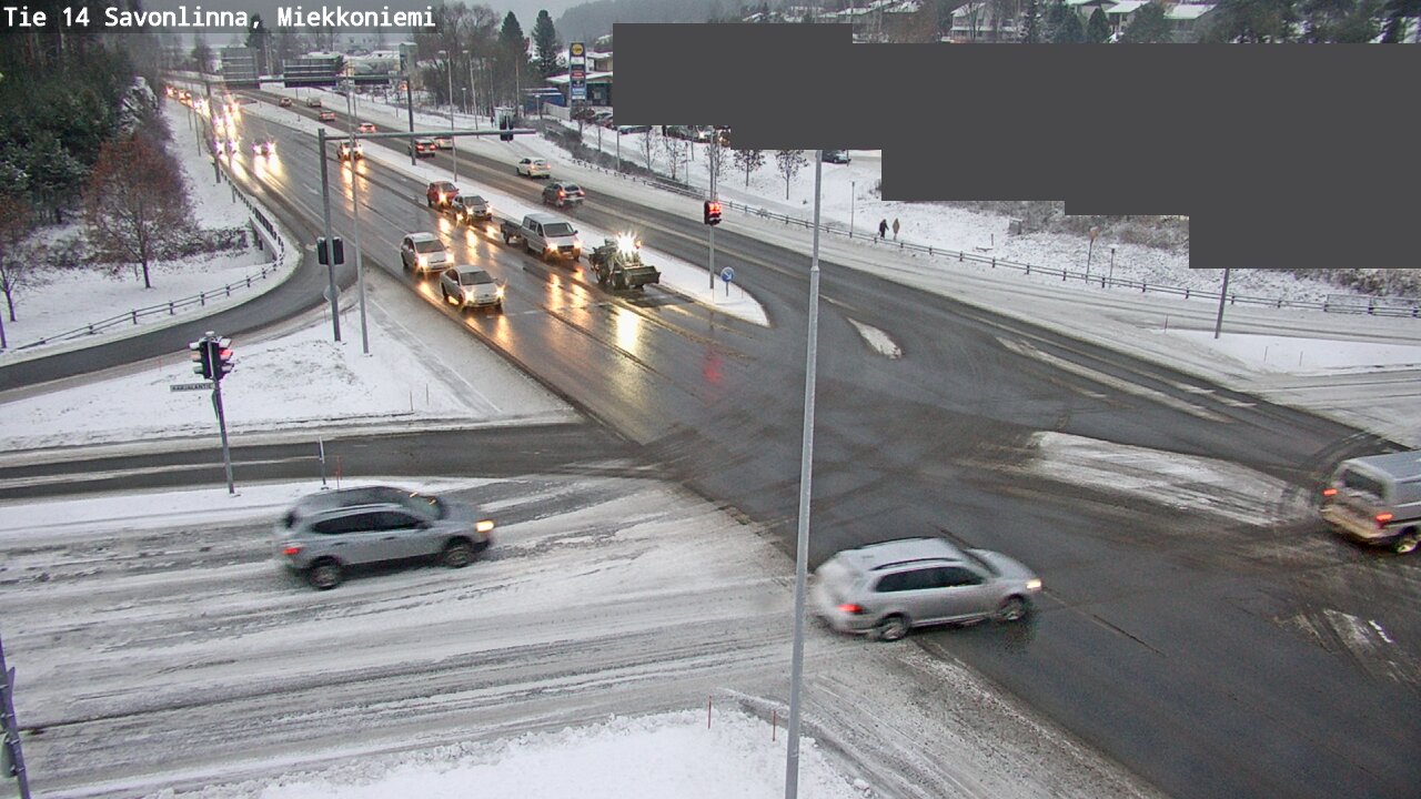 Weather Camera Image Väg 14 Nyslott, Miekkoniemi, Savonlinna, Etelä-Savo