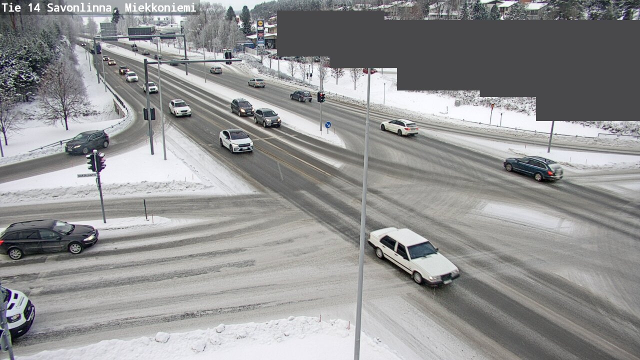 Weather Camera Image Road 14 Savonlinna, Miekkoniemi, Savonlinna, Etelä-Savo