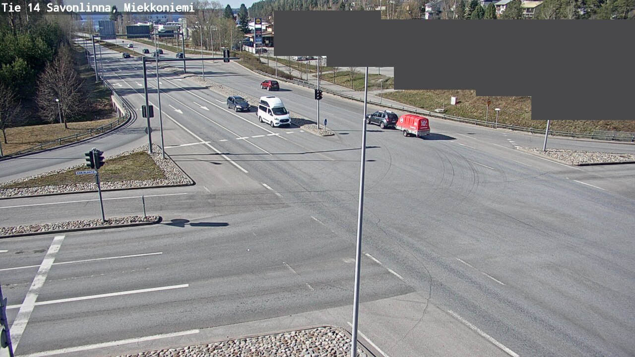 Weather Camera Image Road 14 Savonlinna, Miekkoniemi, Savonlinna, Etelä-Savo