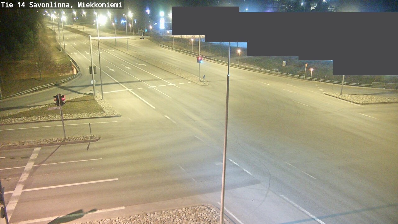 Weather Camera Image Road 14 Savonlinna, Miekkoniemi, Savonlinna, Etelä-Savo