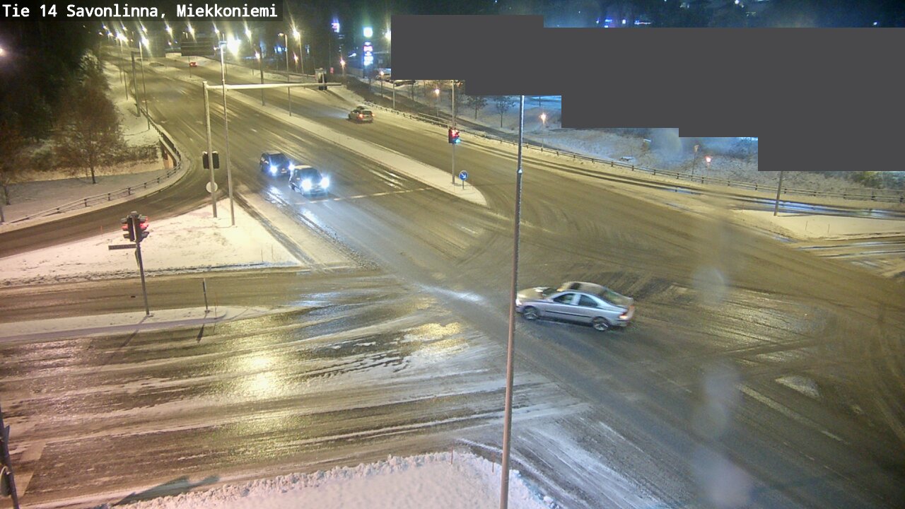 Weather Camera Image Väg 14 Nyslott, Miekkoniemi, Savonlinna, Etelä-Savo