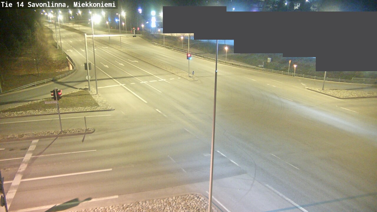 Weather Camera Image Road 14 Savonlinna, Miekkoniemi, Savonlinna, Etelä-Savo