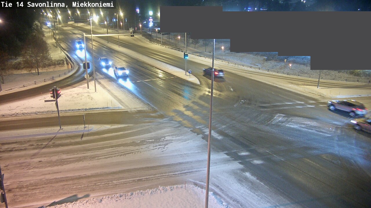 Weather Camera Image Väg 14 Nyslott, Miekkoniemi, Savonlinna, Etelä-Savo