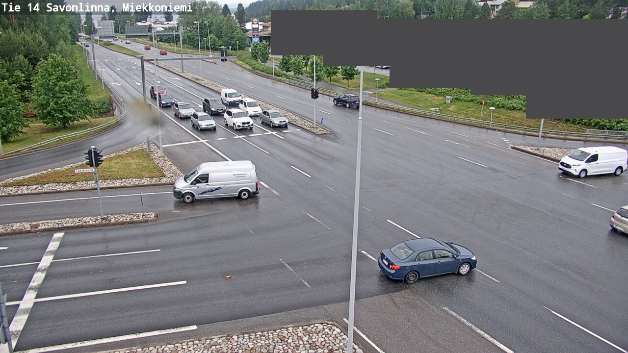 Weather Camera Image Väg 14 Nyslott, Miekkoniemi, Savonlinna, Etelä-Savo