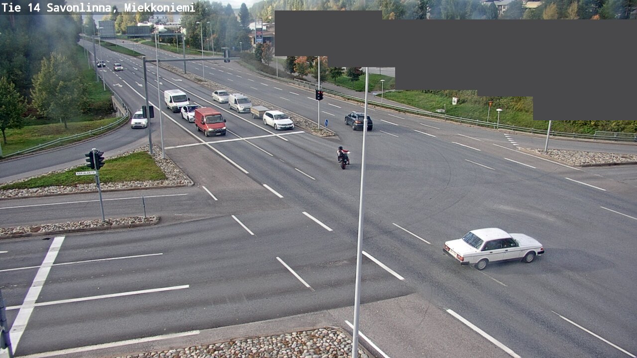 Weather Camera Image Road 14 Savonlinna, Miekkoniemi, Savonlinna, Etelä-Savo