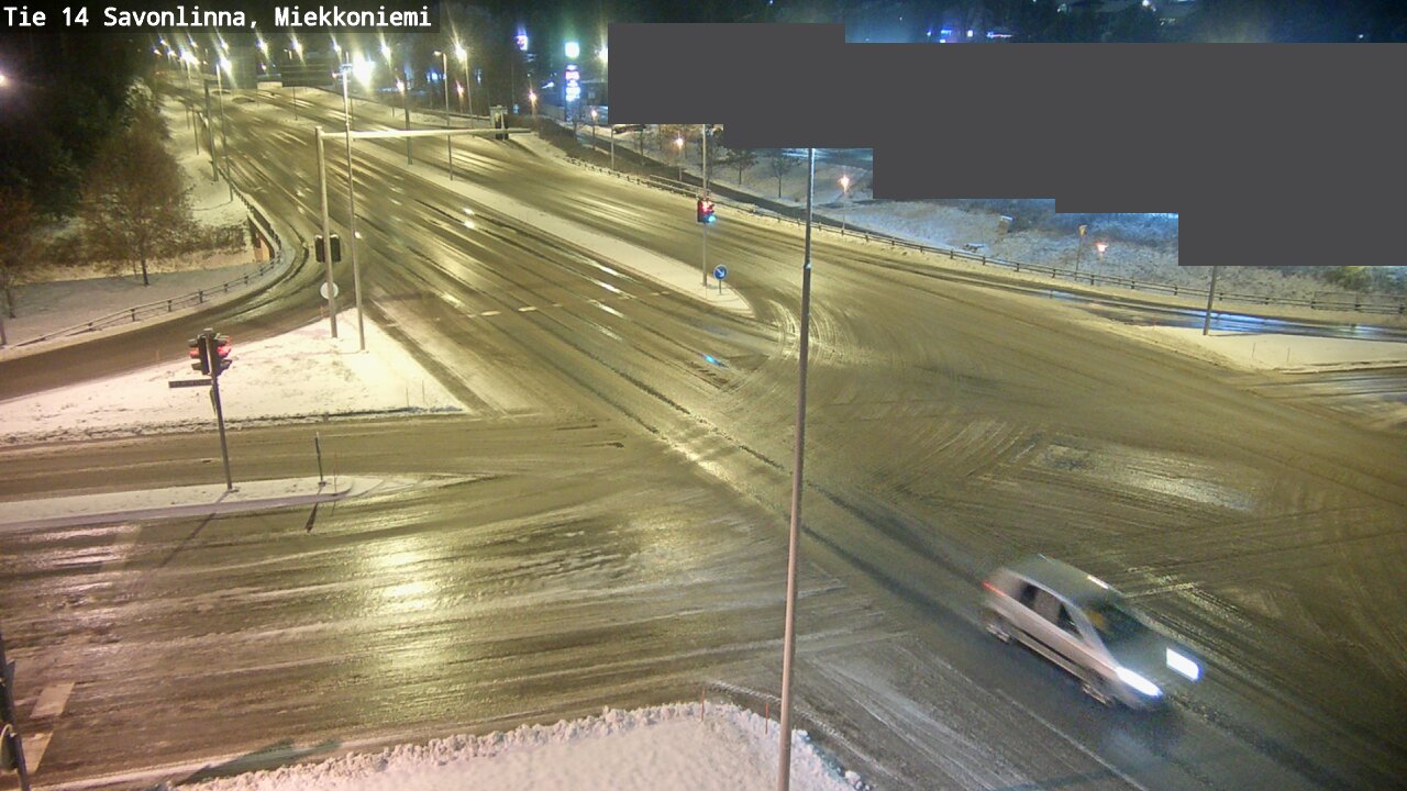 Weather Camera Image Väg 14 Nyslott, Miekkoniemi, Savonlinna, Etelä-Savo